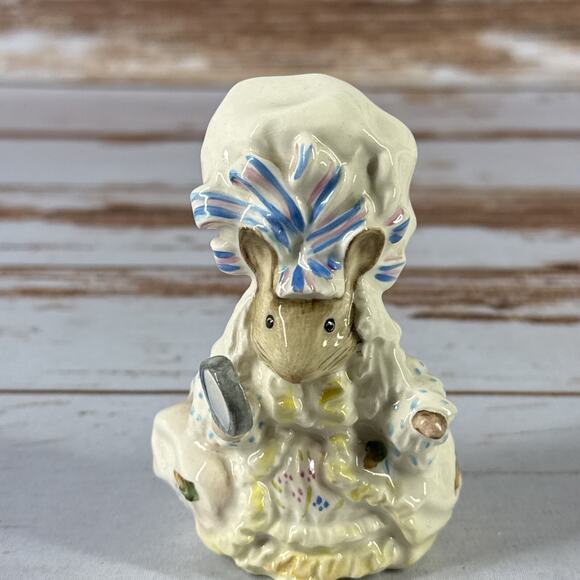 Vintage 1951 Beatrix Potter Lady Mouse Figurine 4" Beswick England Used - Picture 2 of 6